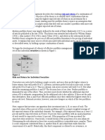 Risk and Return For Individual Securities