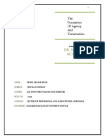 Assignment On The Formation of Agency and Termination