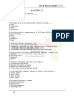 Hco - Class 5 - Mock Test 1