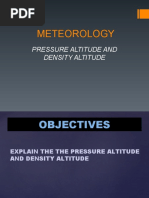 Meteorology: Pressure Altitude and Density Altitude