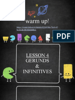 Gerunds and Infinitives