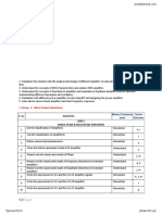 Group - A (Short Answer Questions) : S. No Blooms Taxonomy Level Course Outcome