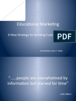 Educational Marketing: A New Strategy For Building Customer Loyalty