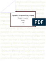 Assembly Language Programming: Chapter 3 Solution