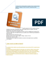 Manual Sobre La Creación y Edición de Los Archivos Batch