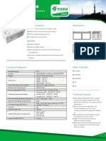 6-GFM Series: Valve-Regulated Lead-Acid Battery 6-GFM-200