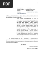 Solicito Declaracion de Mauro y Otros