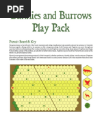 Bunnies and Burrows Print Able Maps and Tokens