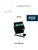 User Manual: Rotary Motion Servo Plant: SRV02