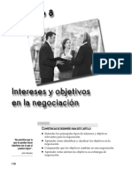 Intereses y Objetivos en La Negociacion