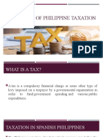 Evolution of Philippine Taxation