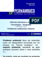 Problemas Ambientais Urbanos