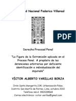 Universidad Nacional Federico Villareal: Derecho Procesal Penal