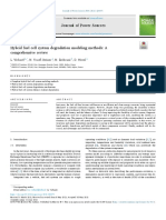 Hybrid Fuel Cell System Degradation Modeling Method