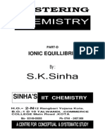 IONIC EQUILLIBRIUM FOR IIT-JEE ENTRANCE TEST by S.K.sinha See Chemistry Animations at Http://openchemistry - in