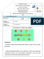 Actividad #1: Línea de Tiempo: Año Lectivo Ficha Pedagógica Programa de Participación Estudiantil PPE Datos Informativos