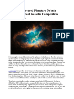 A Newly Discovered Planetary Nebula Teaches Us About Galactic Composition