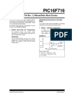 PIC16F716: PIC16F716 Rev. A Silicon/Data Sheet Errata