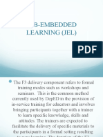 Job Embedded Learning