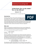 Statistica Odds Ratio