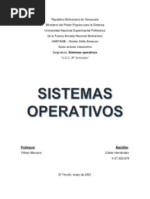 Sistemas Operativos (EHC)