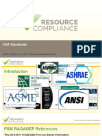 IIAR Standards: Peter Thomas, P.E., CSP - Resource Compliance, Inc