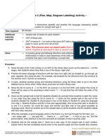 IELTS Listening Task Type 3 (Plan, Map, Diagram Labelling) Activity - Teacher's Notes