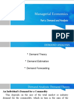 Managerial Economics: Part 2: Demand and Analysis