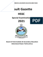 HSSC Gazette Specail Exam 2021