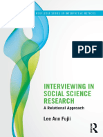 (Routledge Series On Interpretive Methods) Lee Ann Fujii - Interviewing in Social Science Research - A Relational Approach-Routledge (2018)