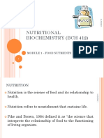 BCH 412 Module 1