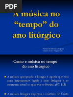 A Música No Tempo Do Ano Litúrgico. Pastoral Da Música Litúrgica I Clayton Dias e Virgilio Solli