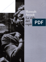 La Vida Del Espiritu Hannah Arendt