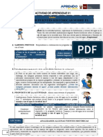 Ficha de Aprendizaje CCSS 2° Grado