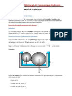 Principe Fondamental de La Statique