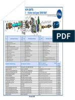 Motor and Gear 3kW, 4kW - Parts List - 2020