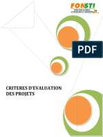 Critères de Sélection de Projet FONSTI