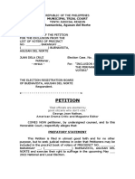 Petition: Municipal Trial Court Buenavista, Agusan Del Norte