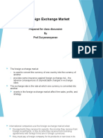 The Foreign Exchange Market: Prepared For Class Discussion by Prof - Suryanarayanan