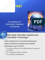 Unit - First: Foundations of Information Systems in Business