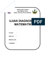 Ujian Diagnostik Matematik: Nama: Kelas: Sekolah: Tarikh