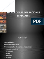 Clase II TEORIA DE LAS OPERACIONES ESPECIALES