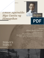 Emilio Aguinaldo and Mga Gunita NG Himagsikan