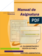 M.A. Auditoria Administrativa