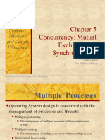 Concurrency: Mutual Exclusion and Synchronization: Operating Systems: Internals and Design Principles