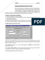 Customized Oracle Forms