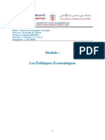 A. EL HIRI - Support N°2 - Politiques Économiques - SEG - Parcours Economie Et Gestion - Chapitre I - Sections I Et II