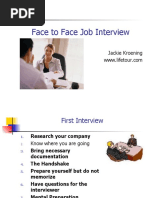 Face To Face Interview