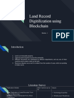 Land Record Digitilization Using Blockchain