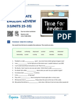 Pre-Intermediate English: Review 3 (UNITS 25-35) : Grammar: Adjective Endings